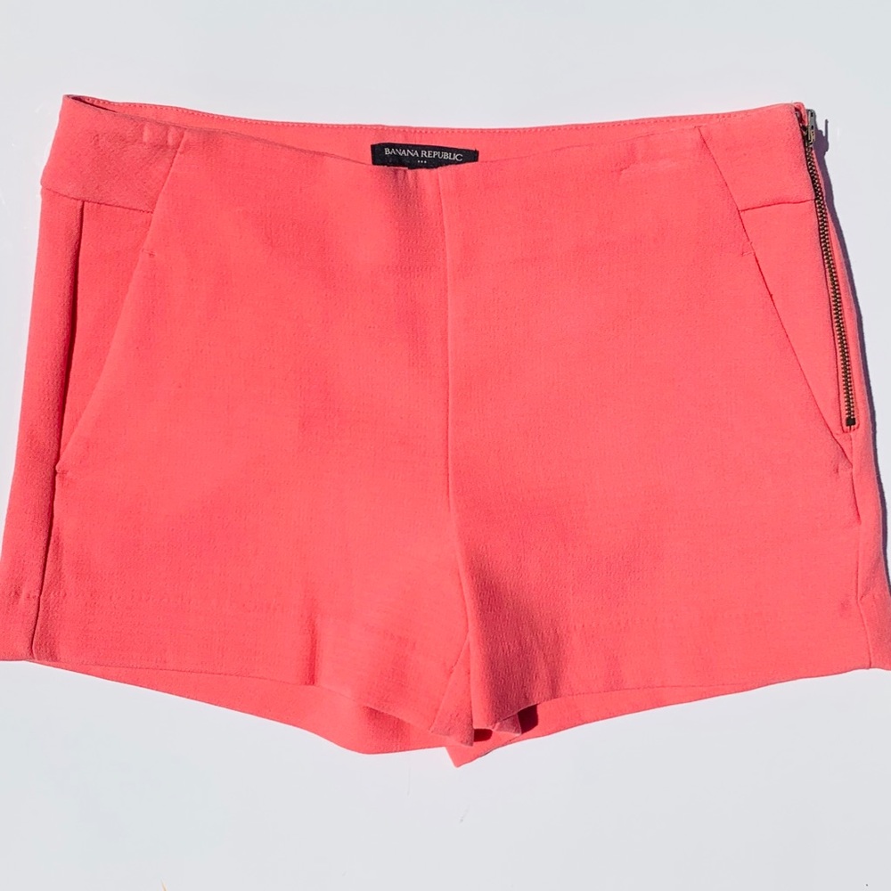 Banana Republic Pink Side-Zip Short